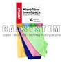 ZESTAW SCIERECZEK Z MIKROFIBRY 4 TYPY / MICROFIBER CLEANING TOWEL 4 TYPES 30X30 CM