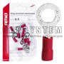 ZLACZA KOŃCÓWKI OCZKOWE / RING TERMINAL CONNECTORS RV 1.25-6 10 PCS