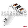 LADOWARKA SAMOCHODOWA / CAR CHARGER 3,1A 2XUSB-A + BATTERY TESTER