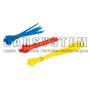 OPASKI ZACISKOWE WIELOKOLOROWE AMIO ZESTAW / CABLE TIES MIXED COLOR SET 60PCS