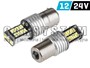 ZAROWKA LED 12V P21/5 BAY15S /POMARANCZ/