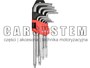 KLUCZE IMBUSOWE TORX 9CZ. T10-T50 YATO